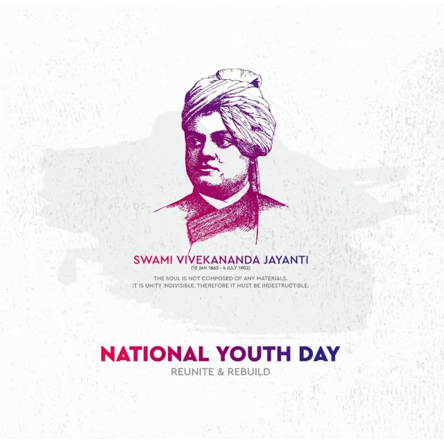 10 Graphic Files - National Youth Day - PSD (For India)