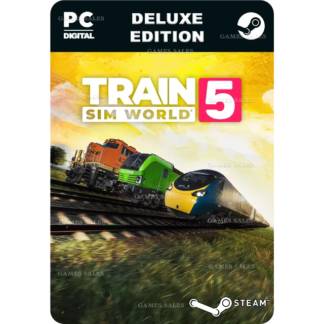 ✅💙TRAIN SIM WORLD® 5 DELUXE EDITION💙STEAM GIFT🤖АВТО