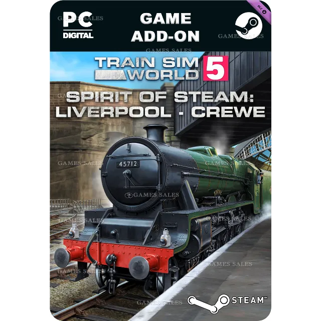 ✅💙TSW 5: SPIRIT OF STEAM: LIVERPOOL LIME STREET - CREW