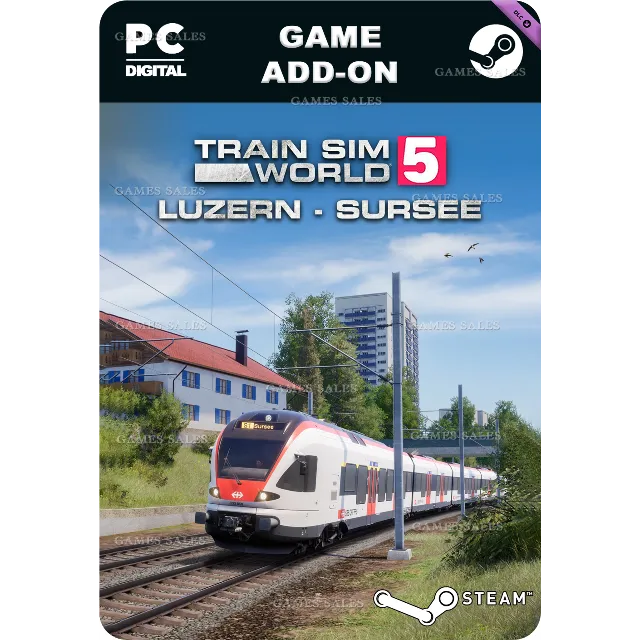 ✅💙TSW 5: S-BAHN ZENTRALSCHWEIZ: LUZERN - SURSEE ROUTE