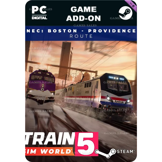 ✅💙TSW 5: NORTHEAST CORRIDOR BOSTON - PROVIDENCE ROUTE