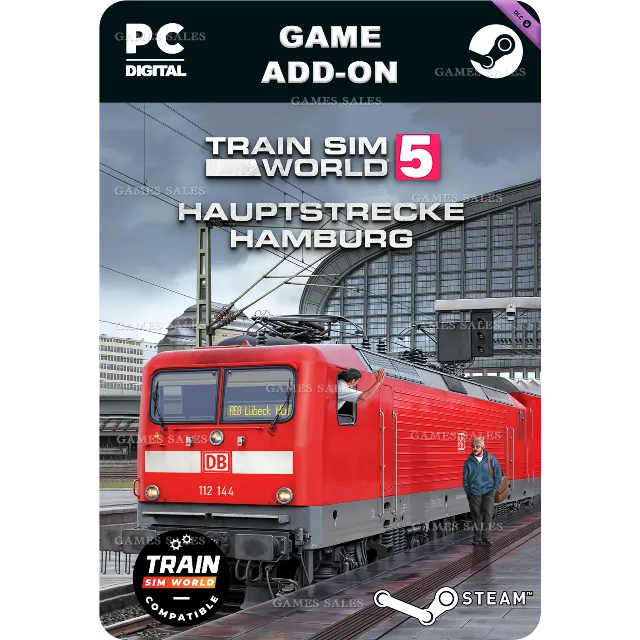 ✅💙TSW 5: HAUPTSTRECKE HAMBURG - LÜBECK ROUTE ADD-ON