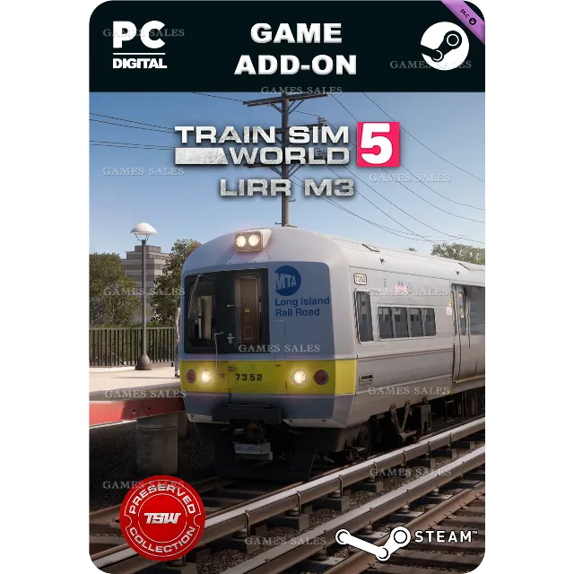 ✅💙TRAIN SIM WORLD® 5: LIRR M3 EMU ADD-ON💙STEAM GIFT🤖