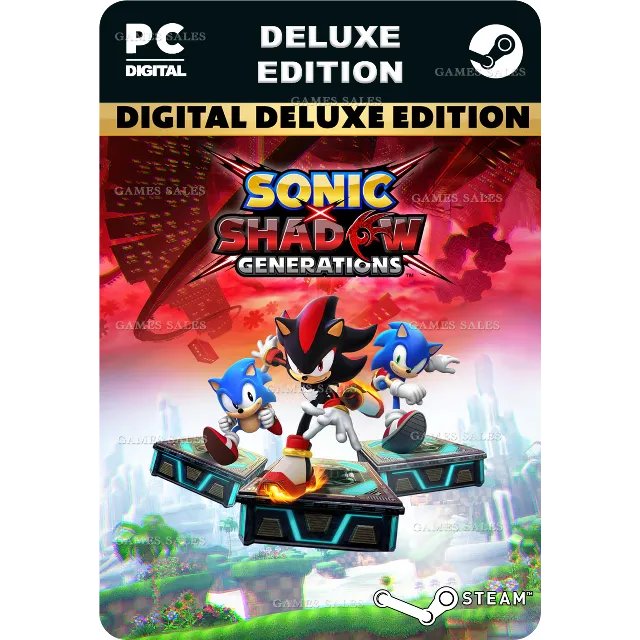 ✅💙SONIC X SHADOW GENERATIONS DIGITAL DELUXE EDITION💙