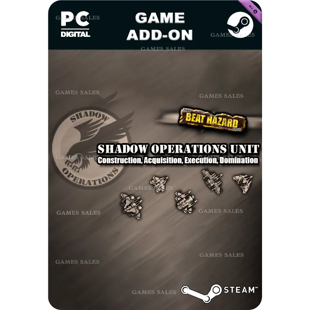 ✅💙BEAT HAZARD - SHADOW OPERATIONS UNIT💙STEAM GIFT🤖