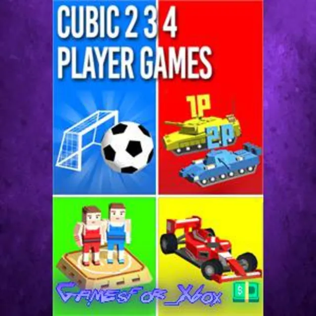 ☀️Cubic 2 3 4 Player Games XBOX