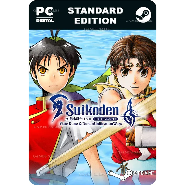✅💙SUIKODEN I&amp;II HD REMASTER GATE RUNE AND DUNAN💙STEAM