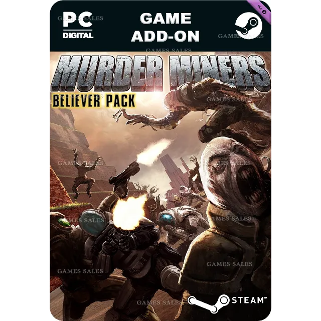 ✅💙MURDER MINERS - BELIEVER'S PACK DLC💙STEAM GIFT🤖