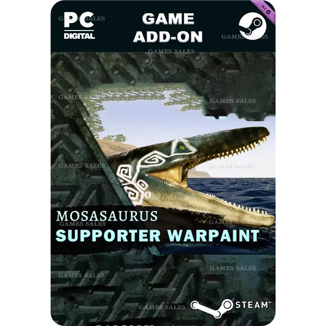 ✅💙BEASTS OF BERMUDA - MOSASAURUS SUPPORTER WARPAINT💙