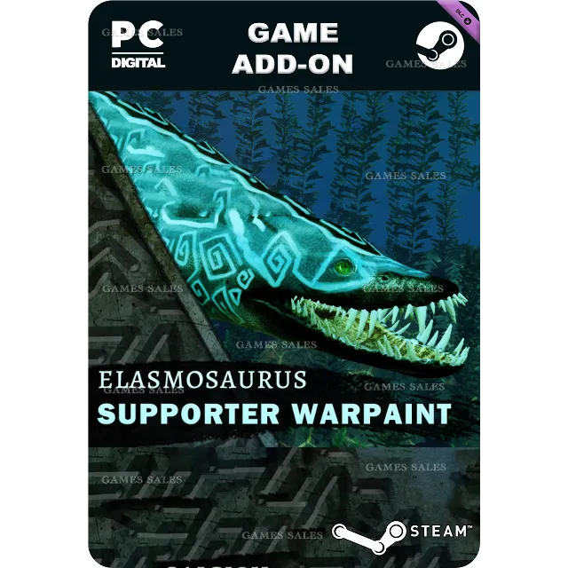 ✅💙BEASTS OF BERMUDA - ELASMOSAURUS SUPPORTER WARPAINT