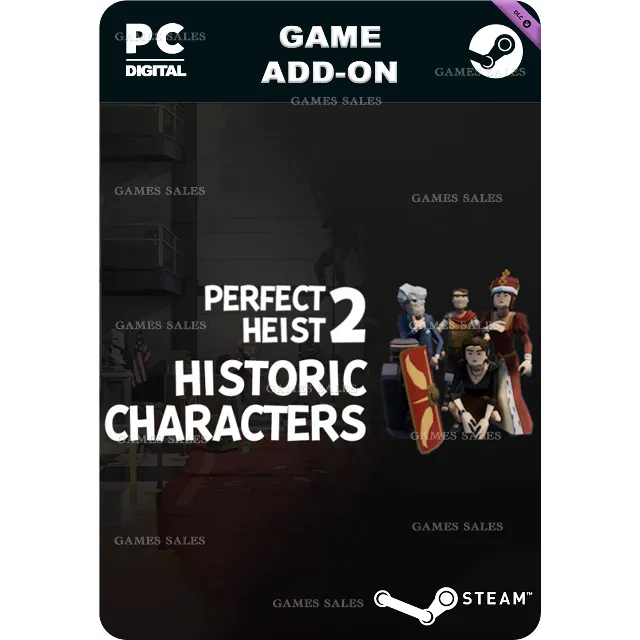 ✅💙PERFECT HEIST 2 - HISTORIC CHARACTERS DLC💙STEAM