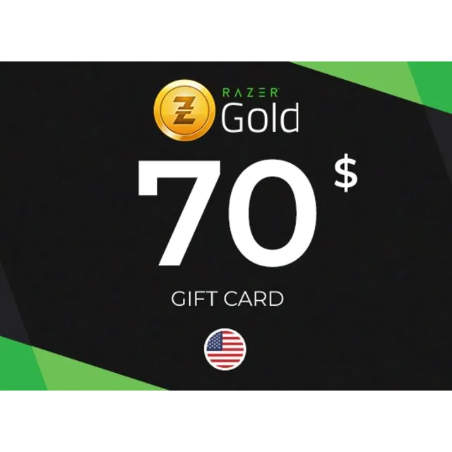🪙Razer Gold 70$ PIN (Global)📟