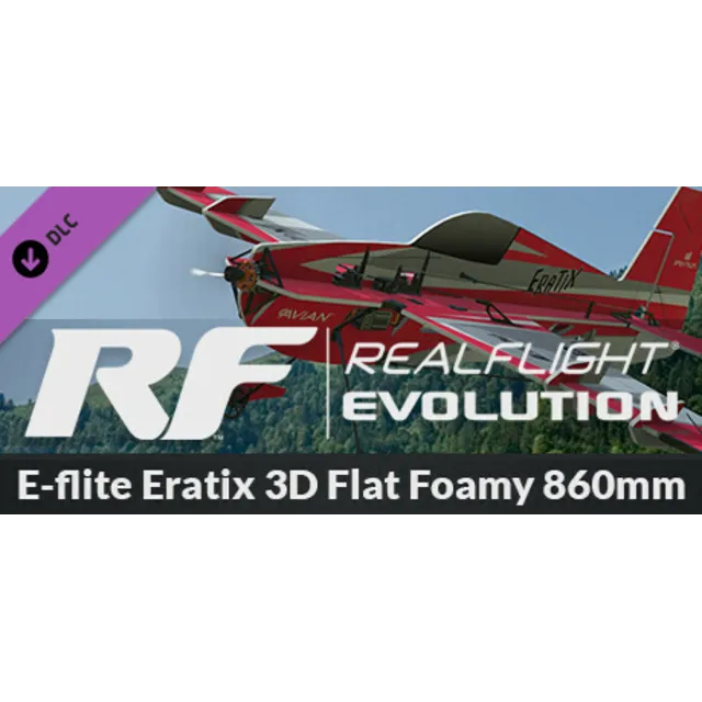 RealFlight Evolution - E-flite Eratix 3D Flat Foamy 860