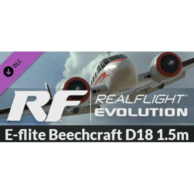 RealFlight Evolution - E-flite Beechcraft D18 1.5m DLC