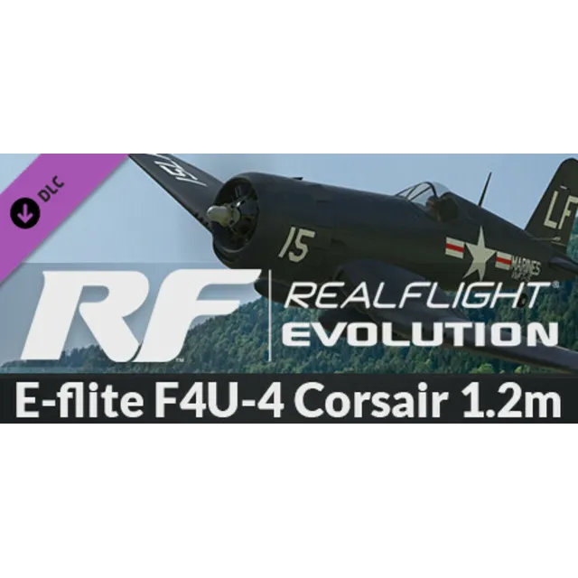 RealFlight Evolution - E-flite F4U-4 Corsair 1.2m DLC
