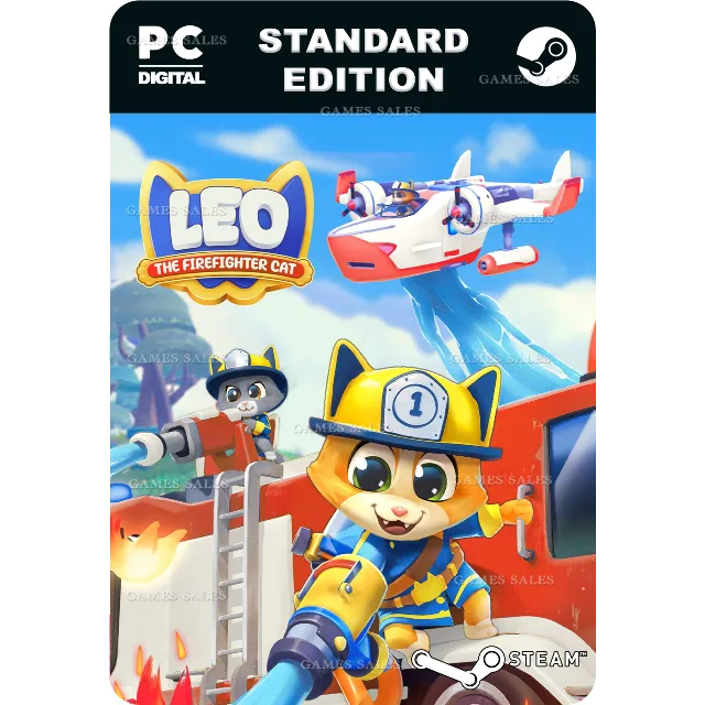 ✅💙LEO: THE FIREFIGHTER CAT💙STEAM GIFT🤖АВТОДОСТАВКА🤖