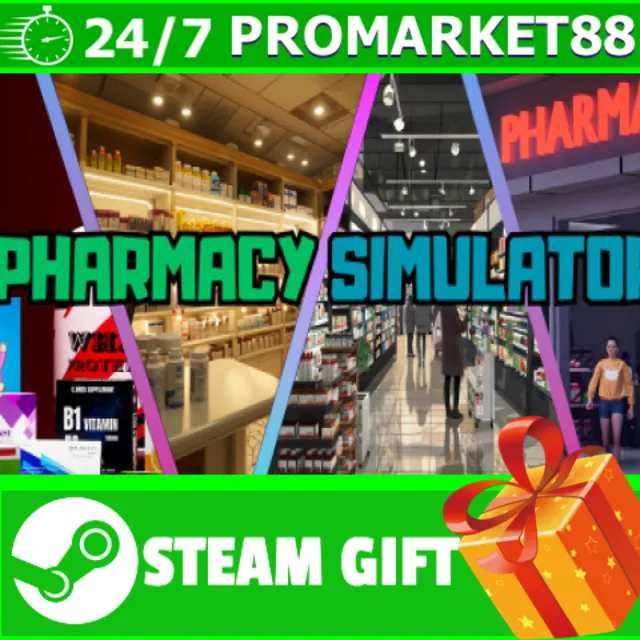 ⭐️ВСЕ СТРАНЫ+РОССИЯ⭐️ Pharmacy Simulator STEAM GIFT
