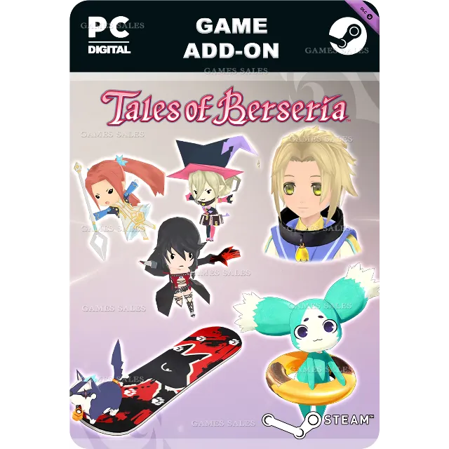 ✅💙TALES OF BERSERIA™ - ATTACHMENT SET💙STEAM GIFT🤖