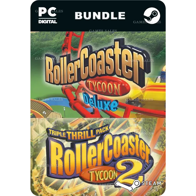 ✅💙ROLLERCOASTER TYCOON DOUBLE PACK💙STEAM GIFT🤖АВТО