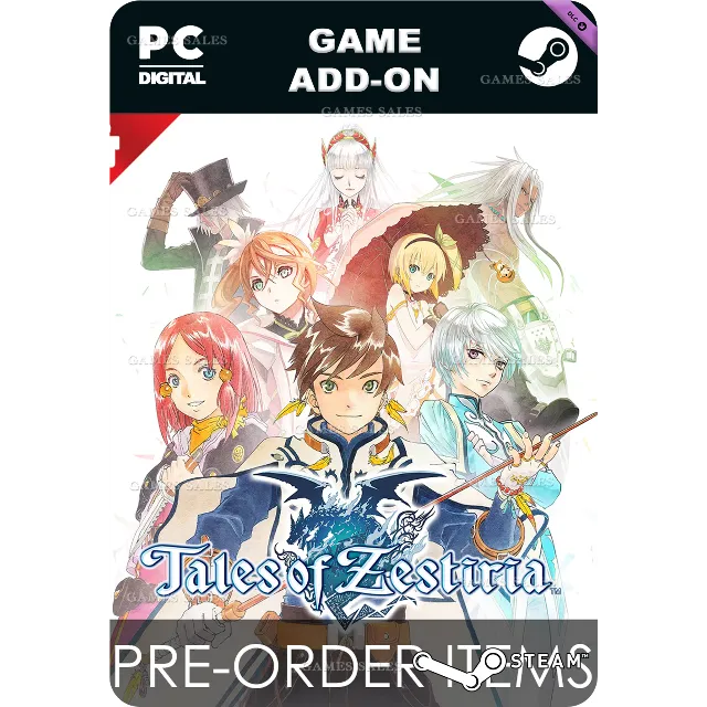 ✅💙TALES OF ZESTIRIA - PRE-ORDER ITEMS💙STEAM GIFT🤖