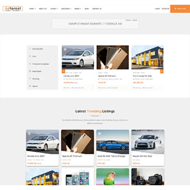 AdForest - Вечная тема WordPress для объявлений