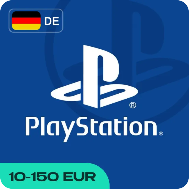 КАРТА PLAYSTATION PSN (ГЕРМАНИЯ 10–250 EUR)
