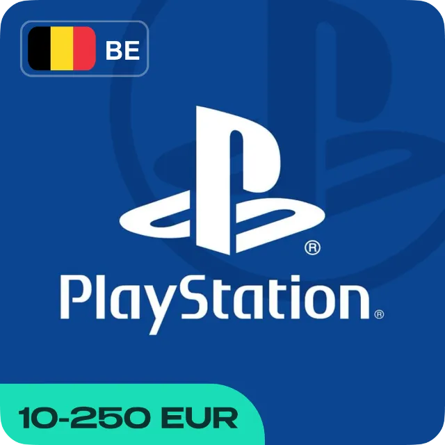 КАРТА PLAYSTATION PSN (БЕЛЬГИЯ 10–250 EUR)