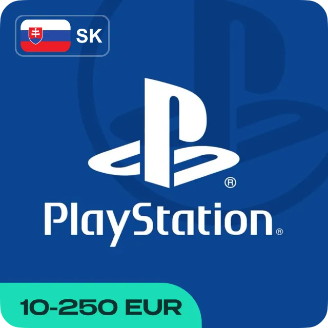 КАРТА PLAYSTATION PSN (СЛОВАКИЯ 10–250 EUR)