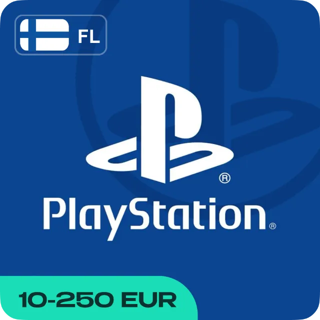 КАРТА PLAYSTATION PSN (ФИНЛЯНДИЯ 10–250 EUR)
