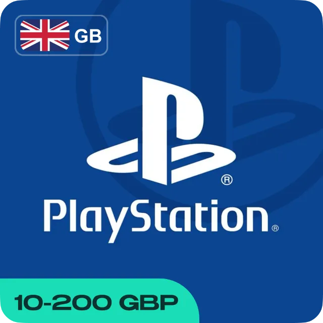 КАРТА PLAYSTATION PSN (ВЕЛИКОБРИТАНИЯ 10–250 GBP)