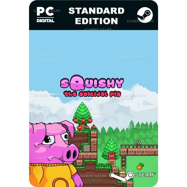 ✅💙SQUISHY THE SUICIDAL PIG💙STEAM GIFT🤖АВТОДОСТАВКА🤖