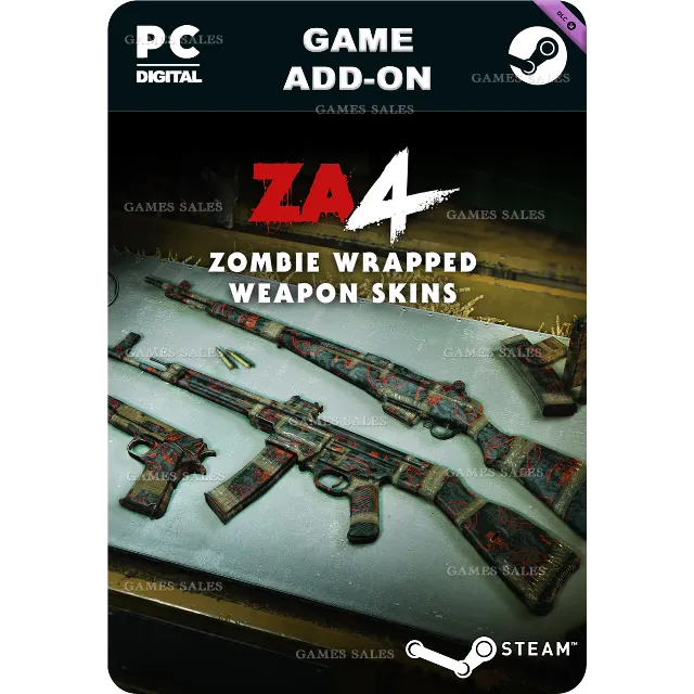 ✅💙ZOMBIE ARMY 4: ZOMBIE WRAPPED WEAPON SKINS💙STEAM
