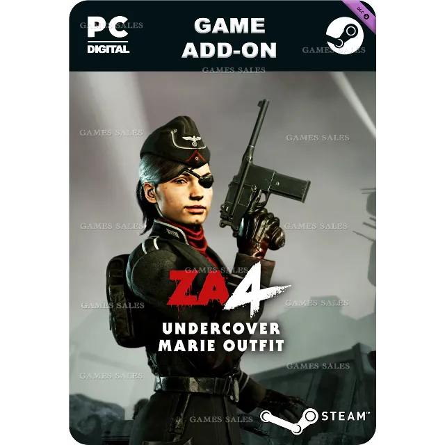 ✅💙ZOMBIE ARMY 4: UNDERCOVER MARIE OUTFIT💙STEAM GIFT🤖