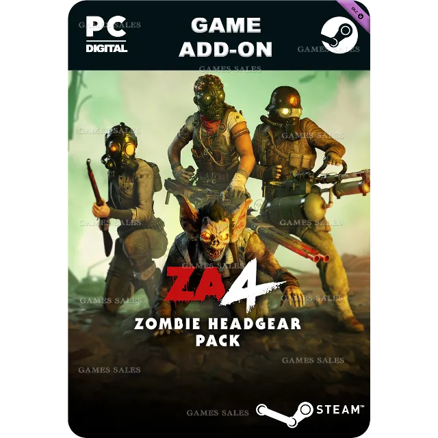 ✅💙ZOMBIE ARMY 4: ZOMBIE HEADGEAR PACK💙STEAM GIFT🤖