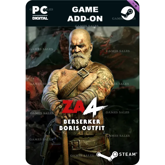 ✅💙ZOMBIE ARMY 4: BERSERKER BORIS OUTFIT💙STEAM GIFT🤖