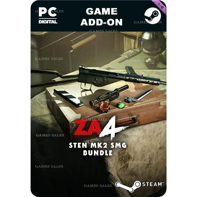 ✅💙ZOMBIE ARMY 4: STEN MK2 SMG BUNDLE💙STEAM GIFT🤖АВТО