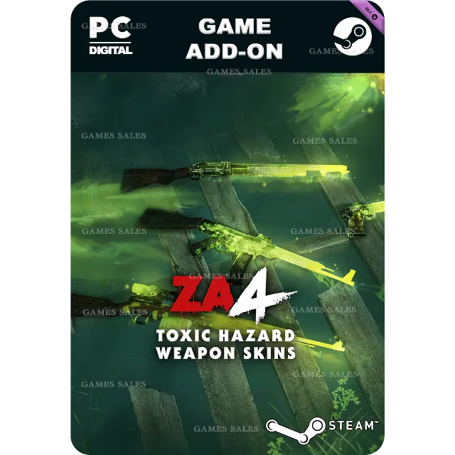 ✅💙ZOMBIE ARMY 4: TOXIC HAZARD WEAPON SKINS💙STEAM GIFT