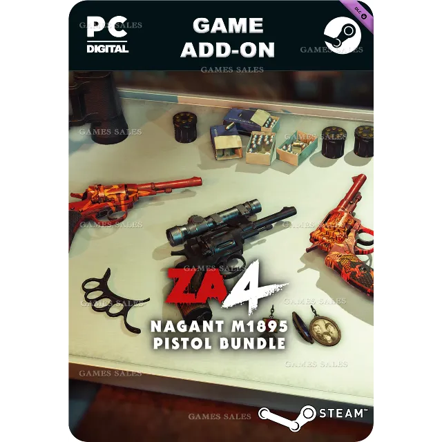 ✅💙ZOMBIE ARMY 4: NAGANT M1895 PISTOL BUNDLE💙STEAM