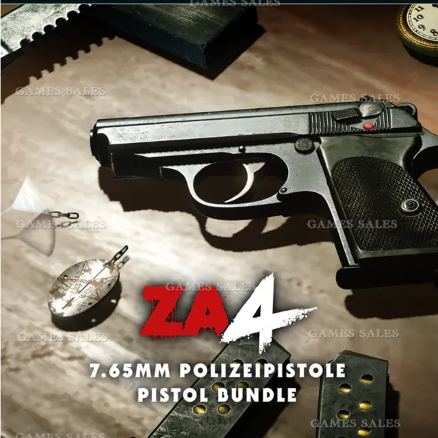 ✅💙ZOMBIE ARMY 4: 7.65MM POLIZEIPISTOLE PISTOL BUNDLE💙