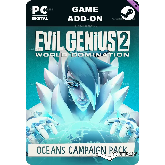 ✅💙EVIL GENIUS 2: OCEANS CAMPAIGN PACK💙STEAM GIFT🤖