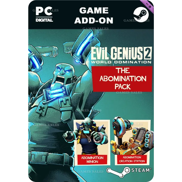 ✅💙EVIL GENIUS 2: ABOMINATION PACK💙STEAM GIFT🤖АВТО