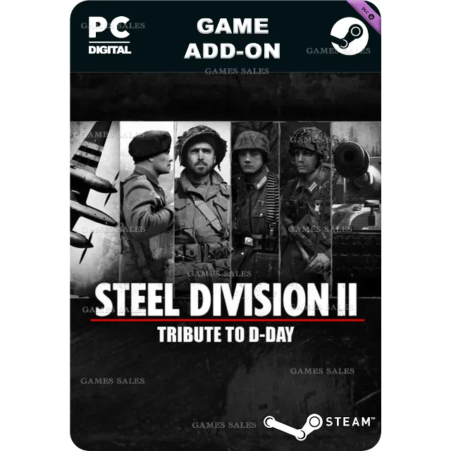 ✅💙STEEL DIVISION 2 - TRIBUTE TO D-DAY PACK💙STEAM GIFT