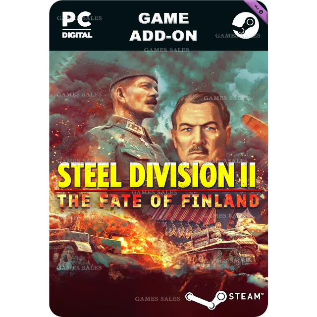 ✅💙STEEL DIVISION 2 - THE FATE OF FINLAND💙STEAM GIFT🤖