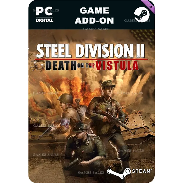 ✅💙STEEL DIVISION 2 - DEATH ON THE VISTULA💙STEAM GIFT