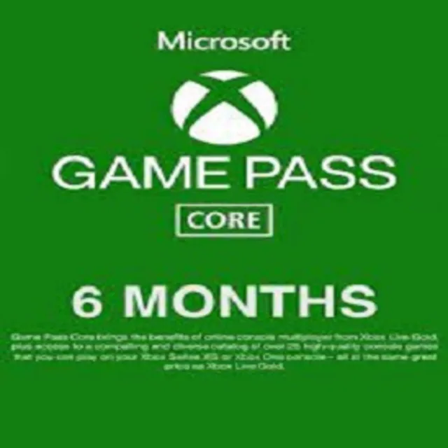 Xbox Game Pass Core на 6 месяцев (Ключ/Индия) IN