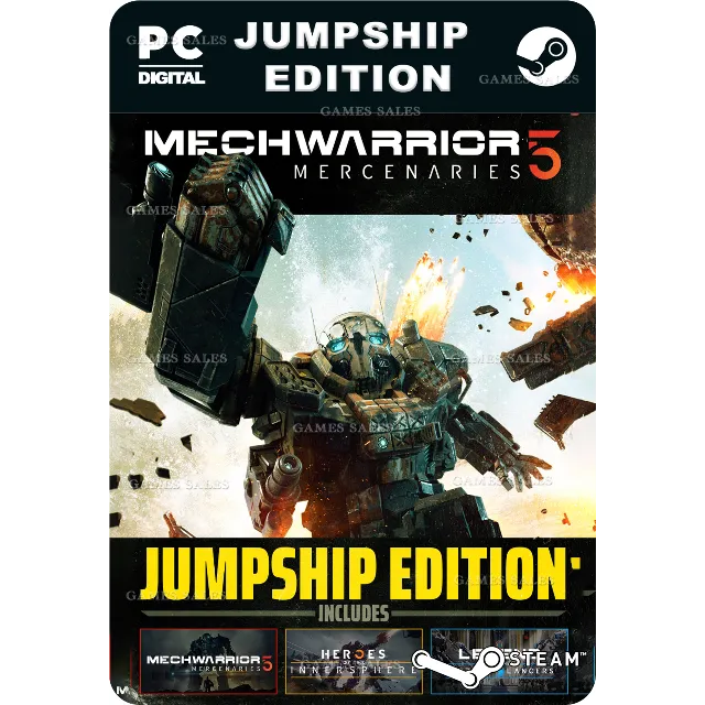 ✅💙MECHWARRIOR 5: MERCENARIES: JUMPSHIP EDITION💙STEAM