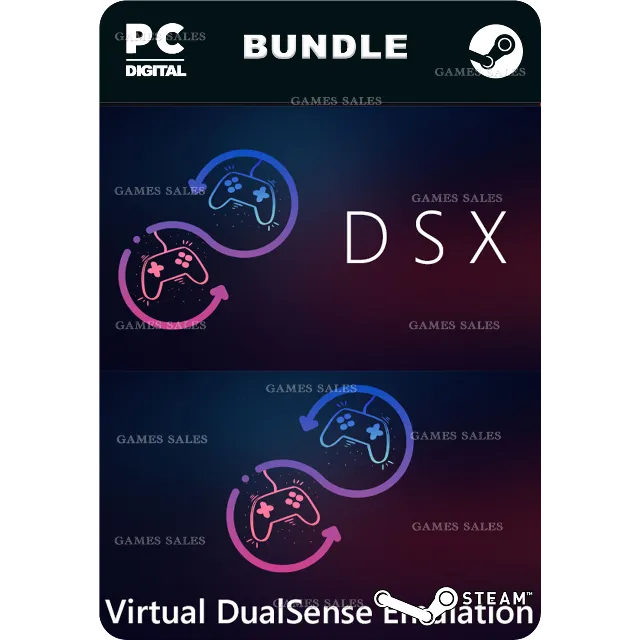 ✅💙DSX APP &amp; VIRTUAL DUALSENSE EMULATION DLC💙STEAM