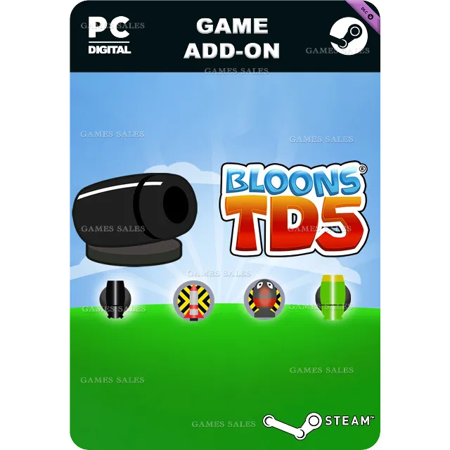 ✅💙BLOONS TD 5 - CLASSIC BOMB TOWER SKIN💙STEAM GIFT🤖