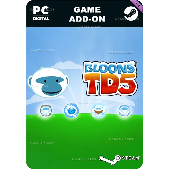 ✅💙BLOONS TD 5 - CLASSIC ICE TOWER SKIN💙STEAM GIFT🤖