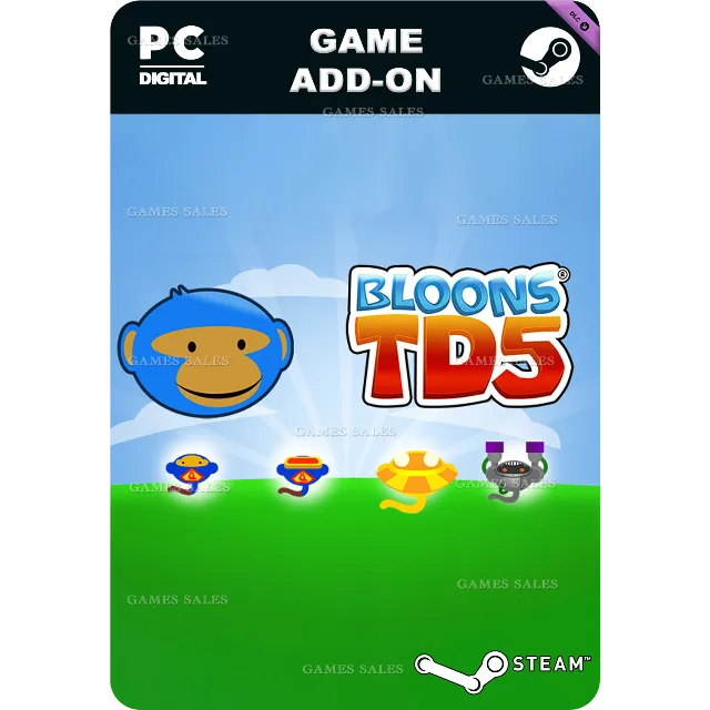 ✅💙BLOONS TD 5 - CLASSIC SUPER MONKEY SKIN💙STEAM GIFT
